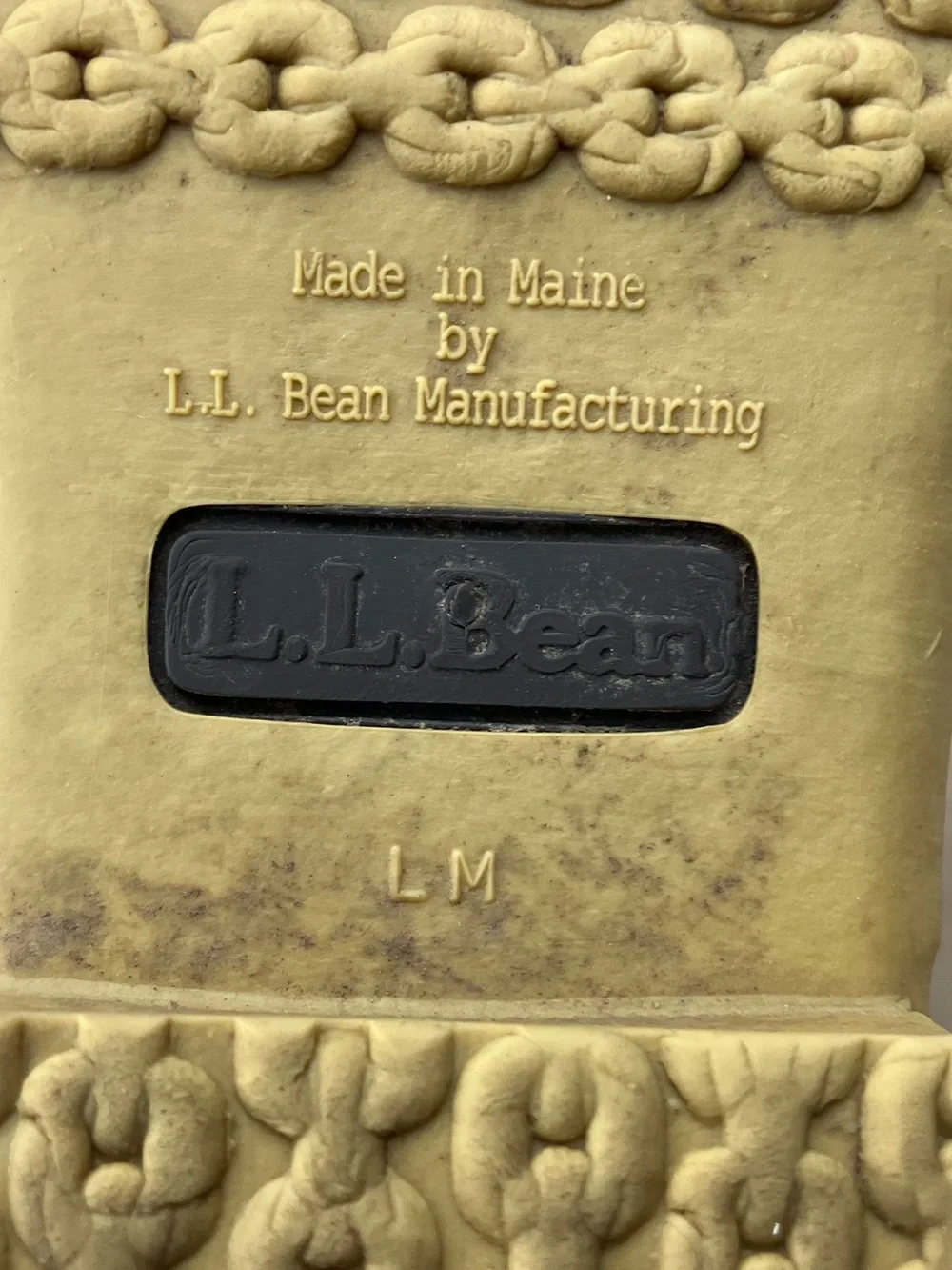 L.L. Bean Men’s Size 14.0 M Duck Boots Brown Leather Unlined Lace Up Classic